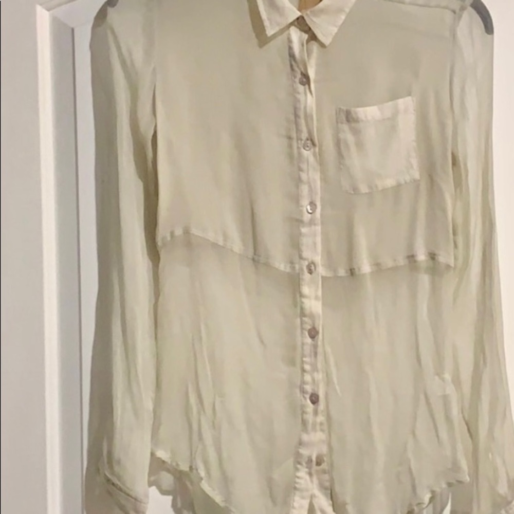 Chan Luu Long sleeve blouse NWT small